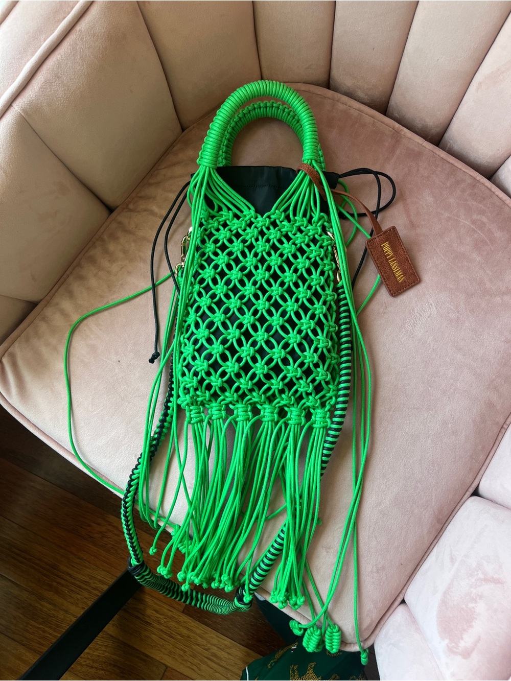 POPPY LISSIMAN Grass Green Paradiso Bag